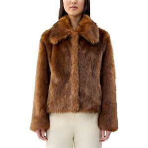 Unreal Fur Womens Courage Jacket, Brown
